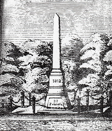 Primer monumento a la bandera 1872