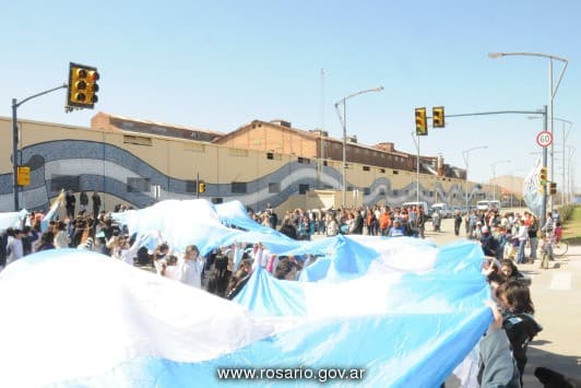 Mural Bandera de los Granaderos