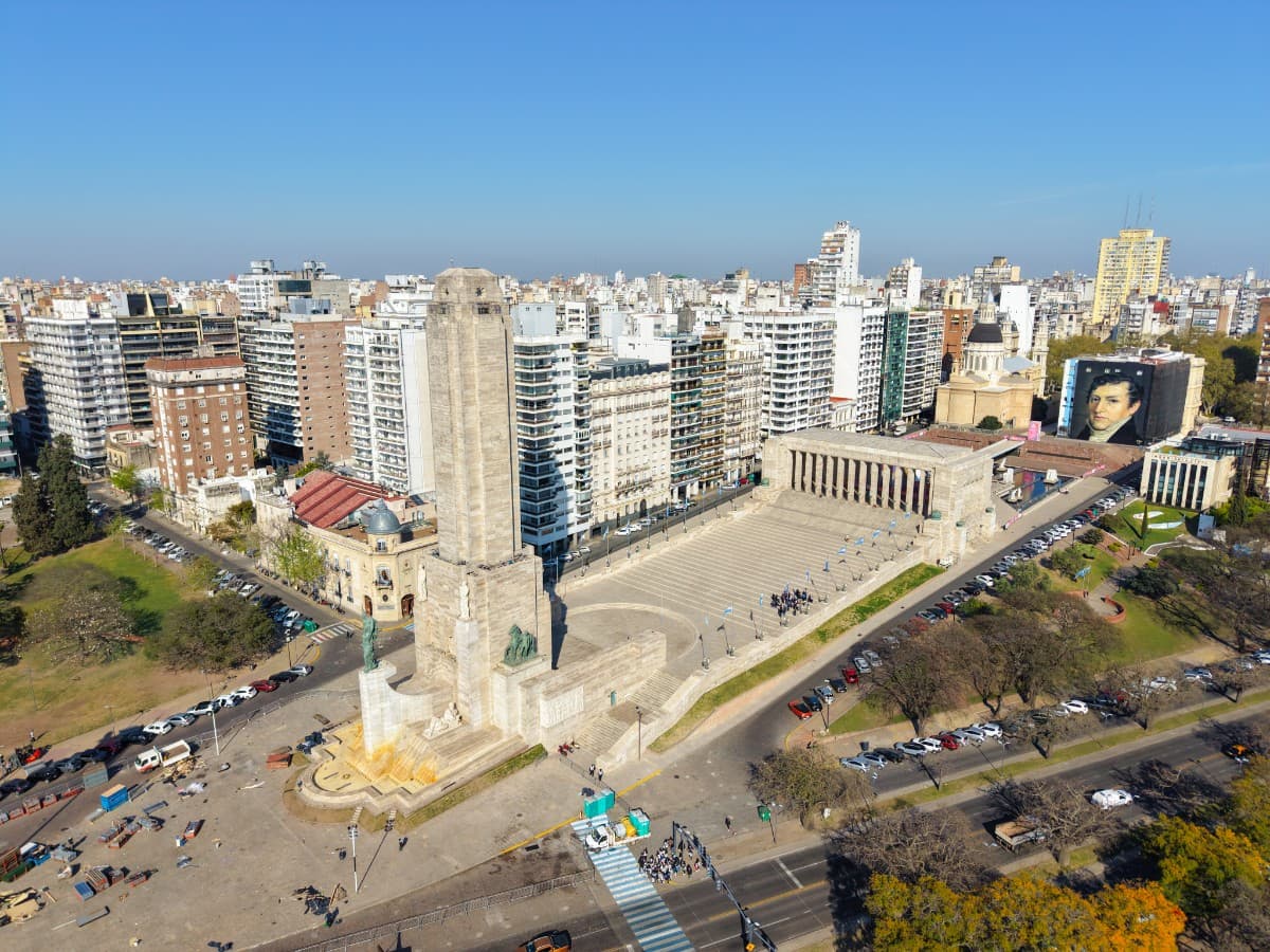 Vista aérea del Monumento